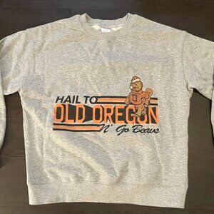 Oregon State University Women Crewneck Sweater Small Retro Hail to Old Oregon